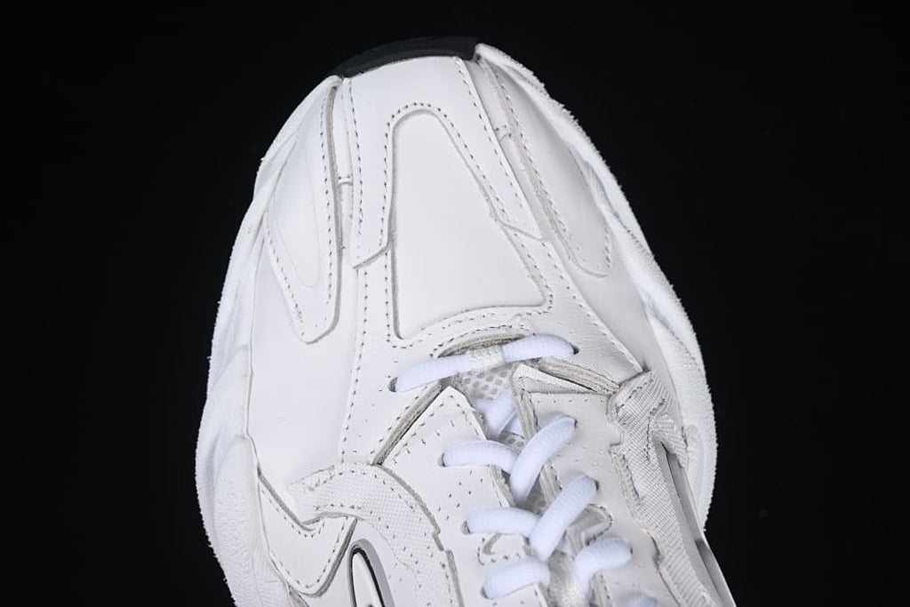 Balenciaga Monday Low-Top Lace-Up Sneakers, White