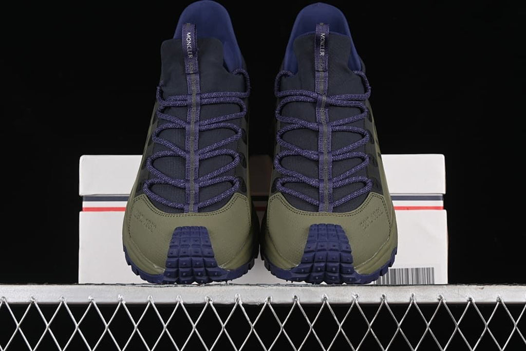 Moncler Trailgrip Lite2 Outdoor Sneakers, Olive and Purple