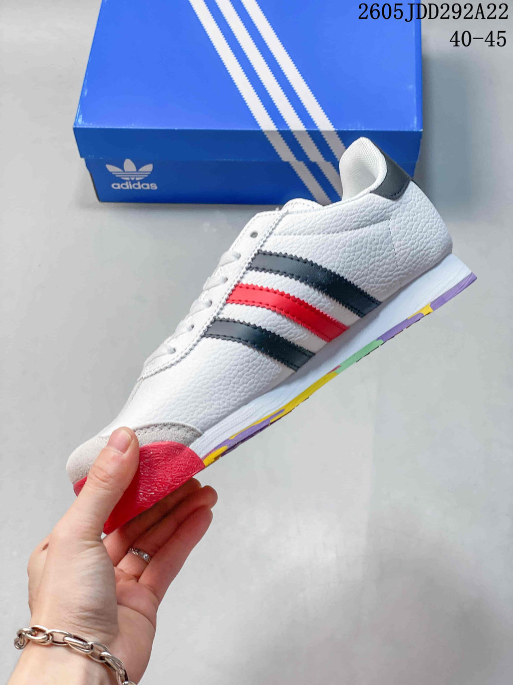 Adidas Originals Samoa Low-Top Sneakers White Multi-Color