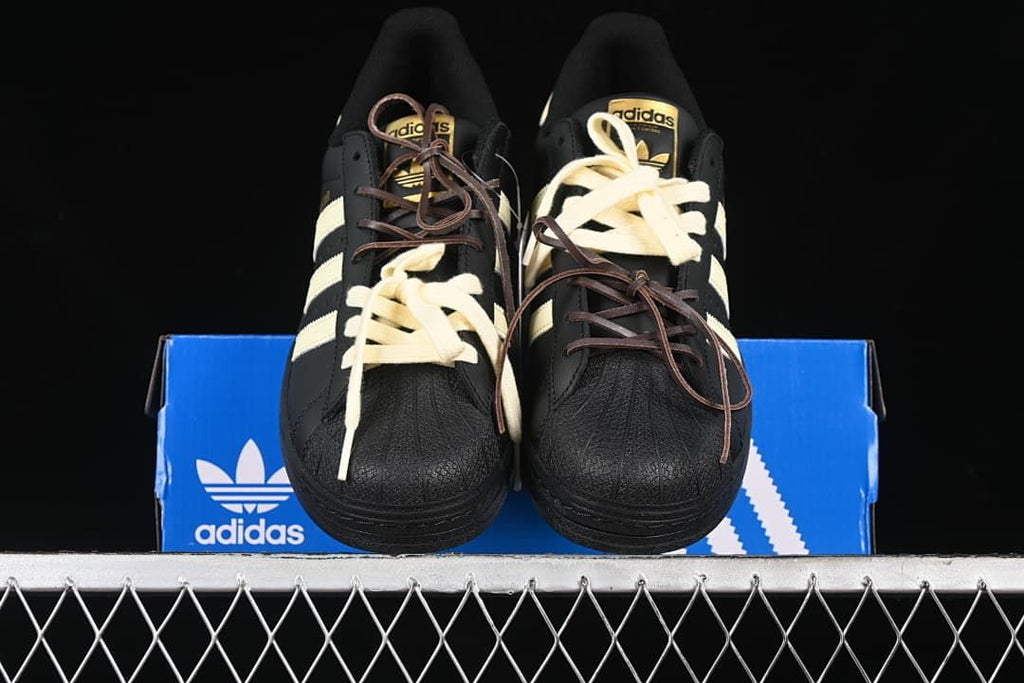 adidas Superstar EG4959 Black and Cream Sneakers