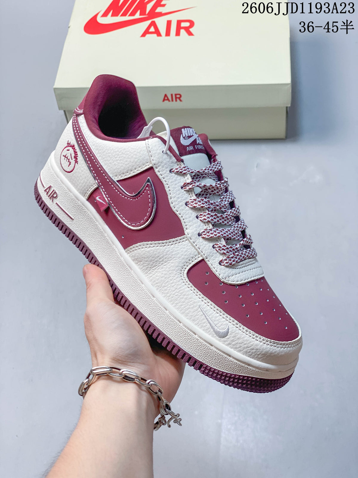 Nike Air Force 1 Ice Blue Ghostface Sneakers