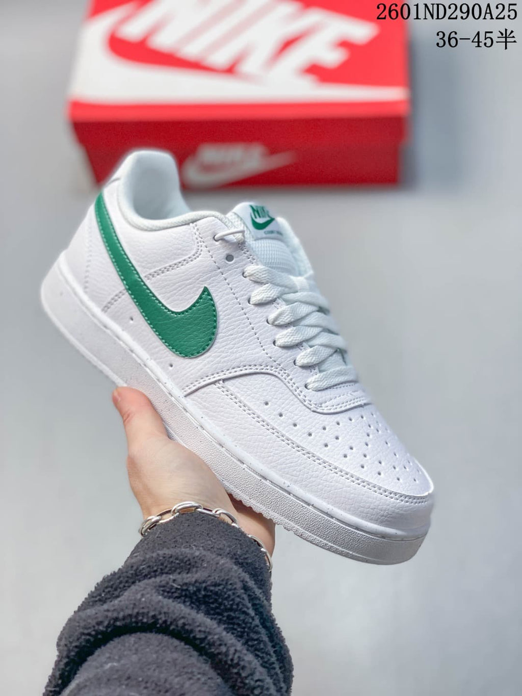 Nike Court Vision Low Sneakers, White Multi-Color