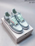 Nike Air Force 1 '07 Low Blue and White Sneakers