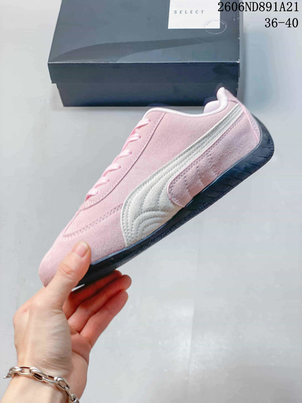 Puma Speedcat OG Pink Casual Sneakers 404385-01