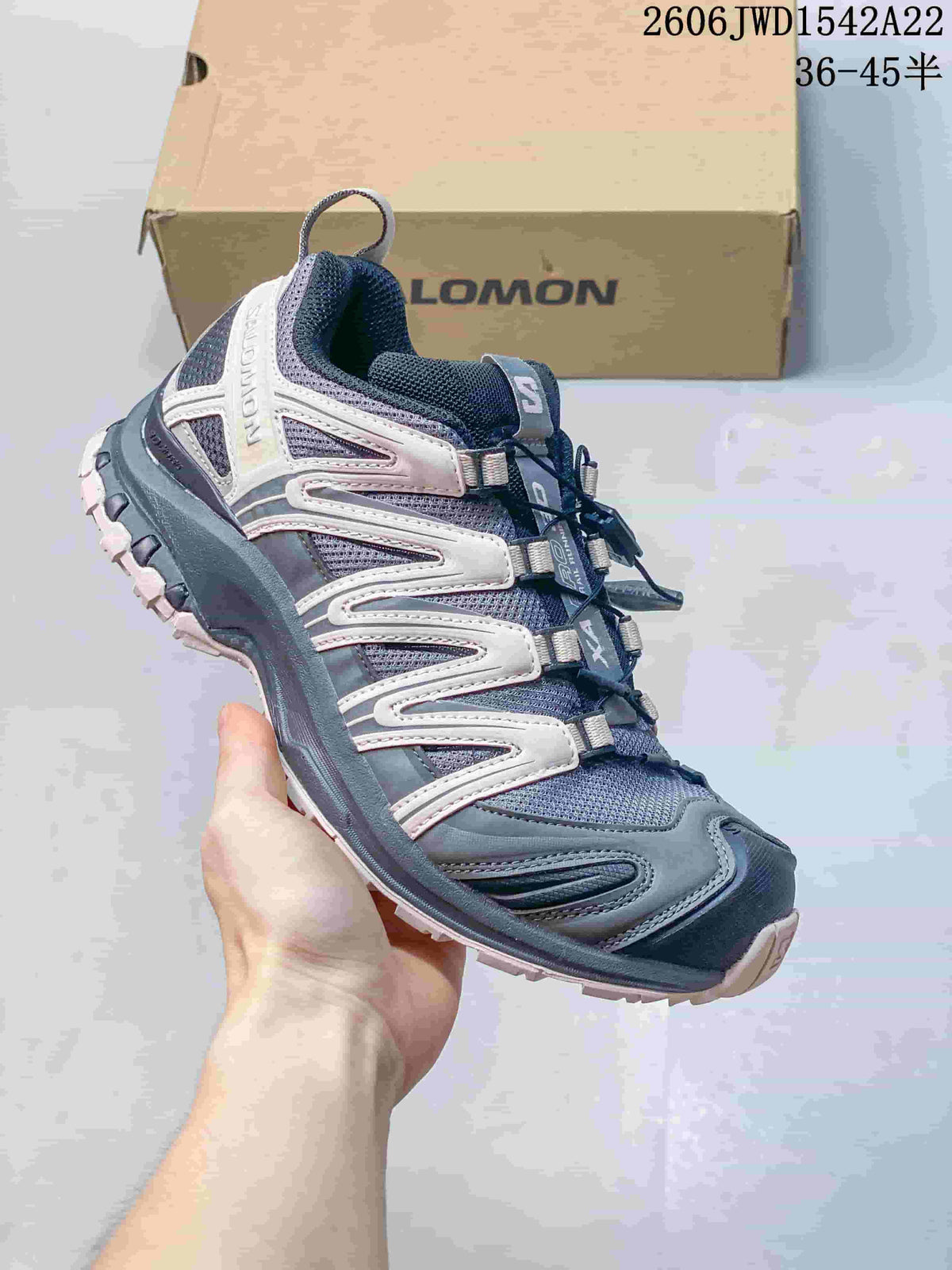 Salomon XA Pro Trail Sneakers in Navy and Gray