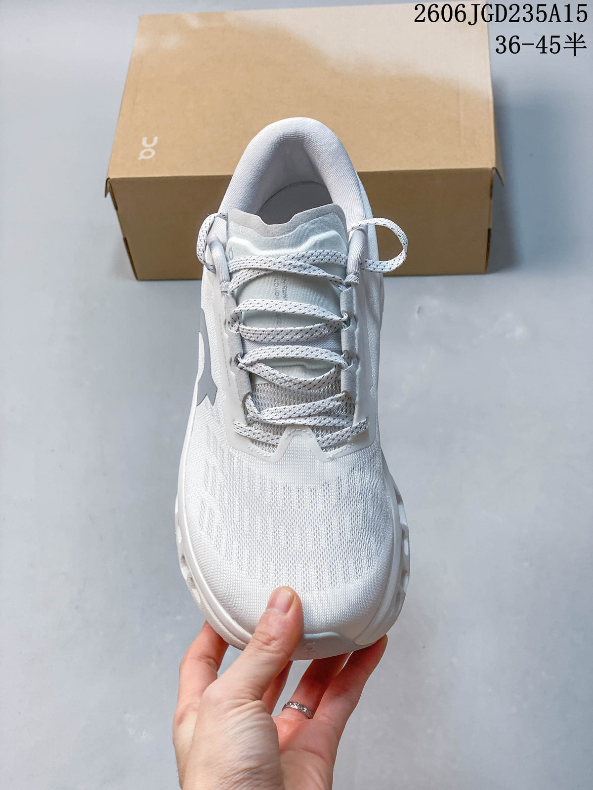 On Cloudmonster 3 White Running Sneakers