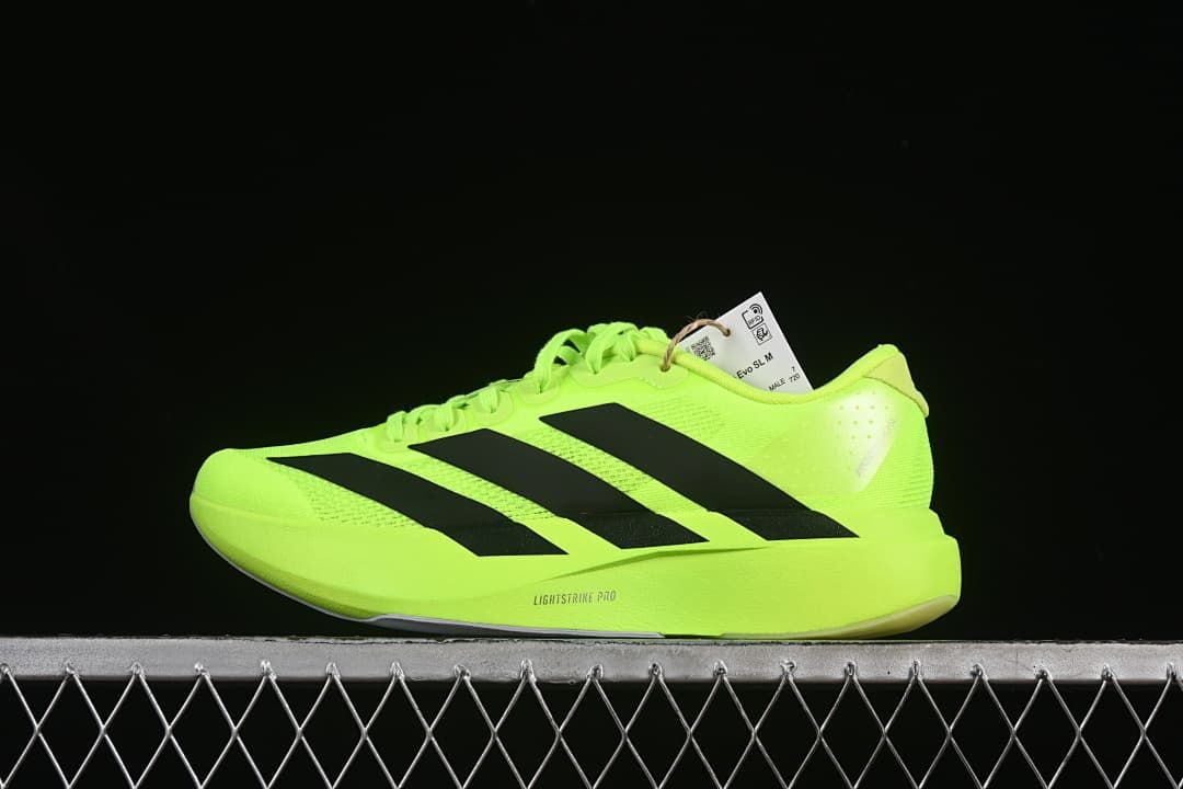 Adidas Adizero Evo SL JP3416 Running Shoes, Neon Yellow