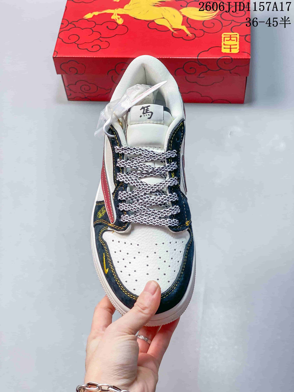 Jordan Fragment x Travis Scott x Dior Air Jordan 1 Low Sneakers