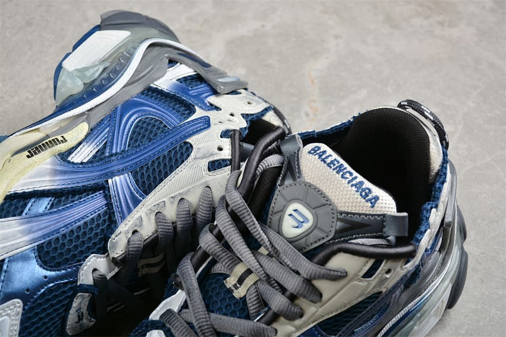 Balenciaga Runner Sneaker in Beige, Navy and Grey
