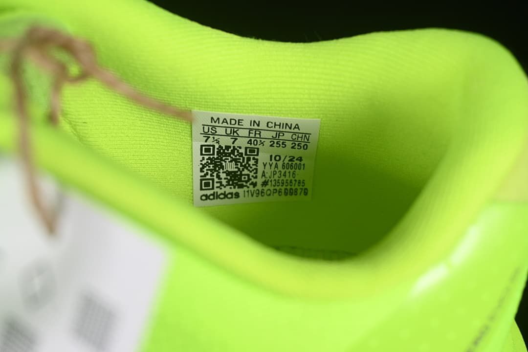 Adidas Adizero Evo SL JP3416 Running Shoes, Neon Yellow