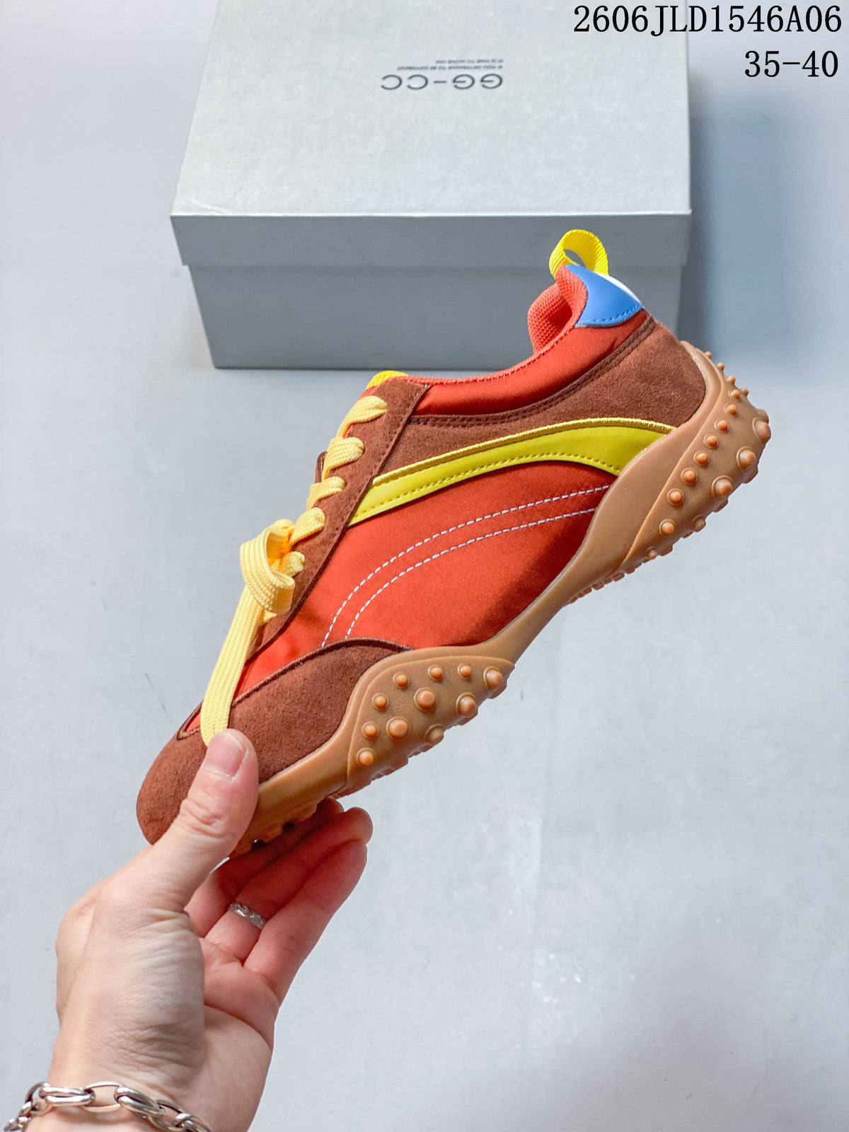 GG-CC Adventure Game Low-Top Racing Sneakers, Orange