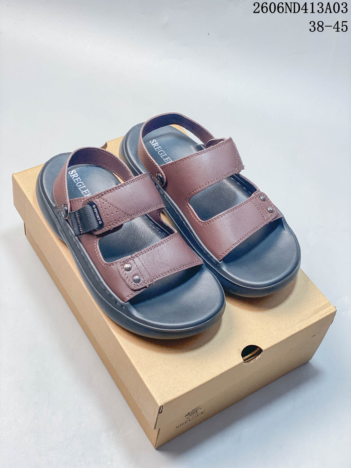 Luomeng Men's Adjustable Strap Sandals 06ND413A03
