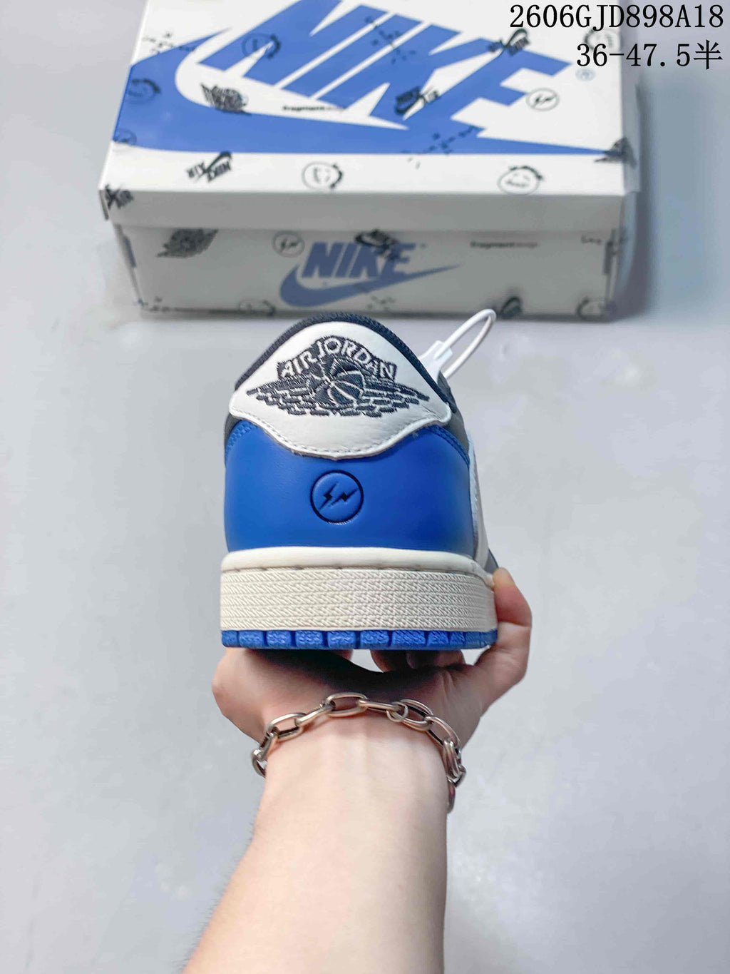 Nike Air Jordan 1 Low Travis Scott Blue Sneakers JD898A18