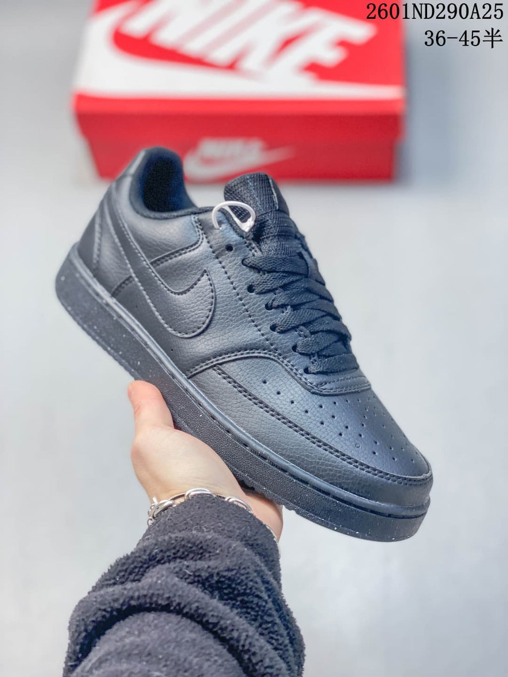 Nike Court Vision Low Sneakers, White Multi-Color