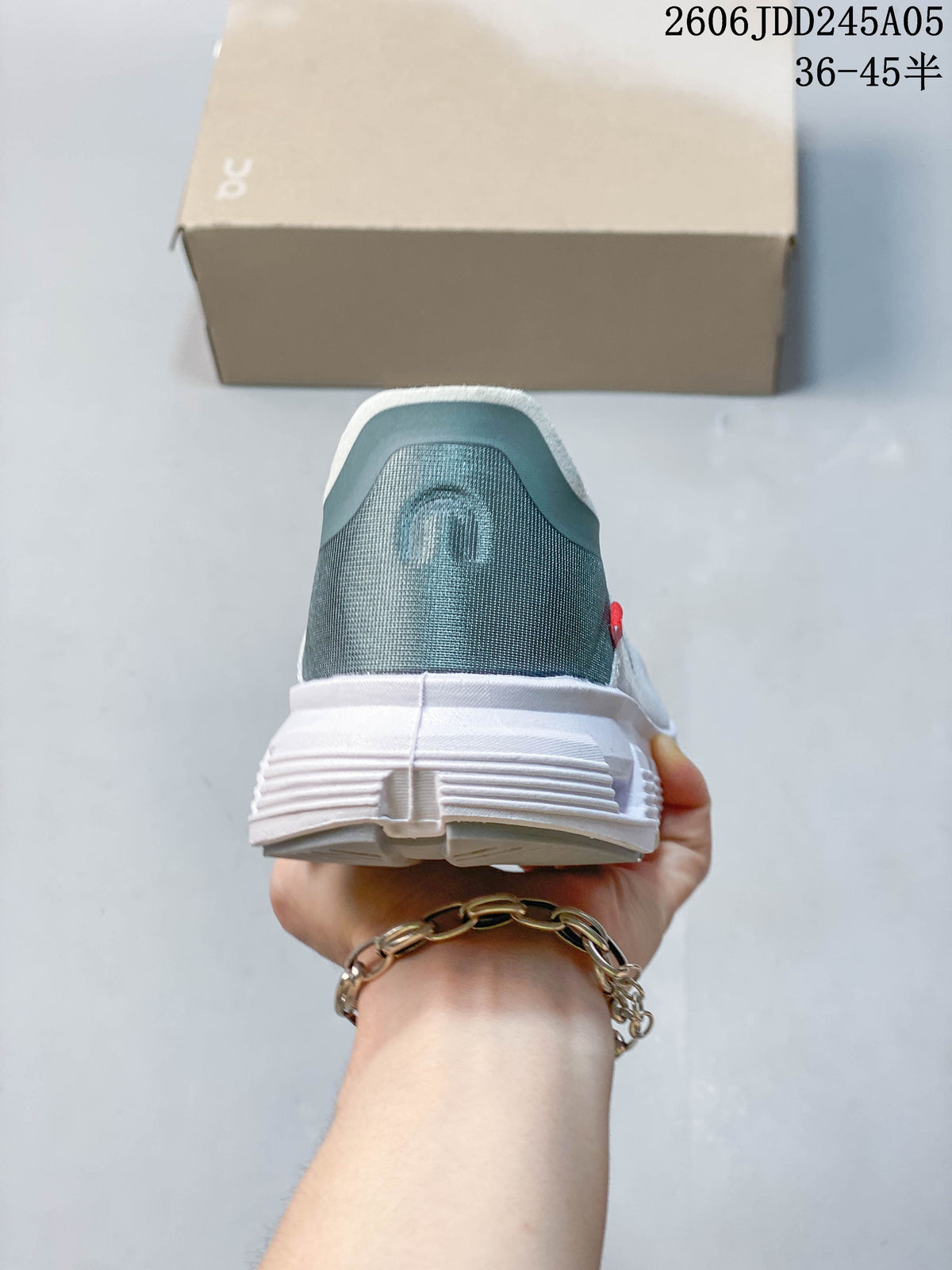 On Cloud 6 Coast White Low-Top Running Shoes 06JDD245A05