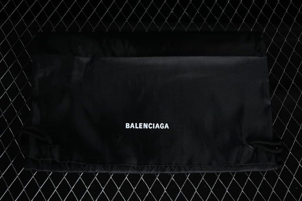 Balenciaga Monday Low-Top Lace-Up Sneakers, White