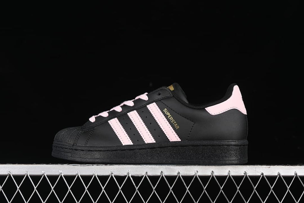 adidas Superstar EG4959 Black and Pink Sneakers