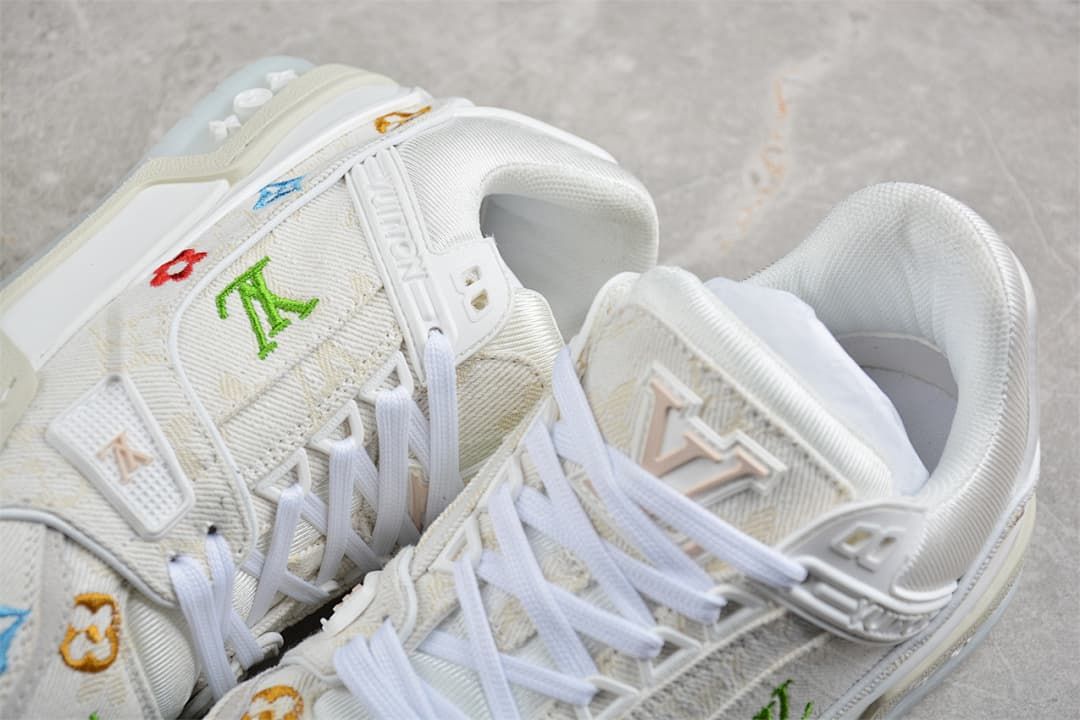 Louis Vuitton Archlight Sneakers, White with Multicolor Motifs