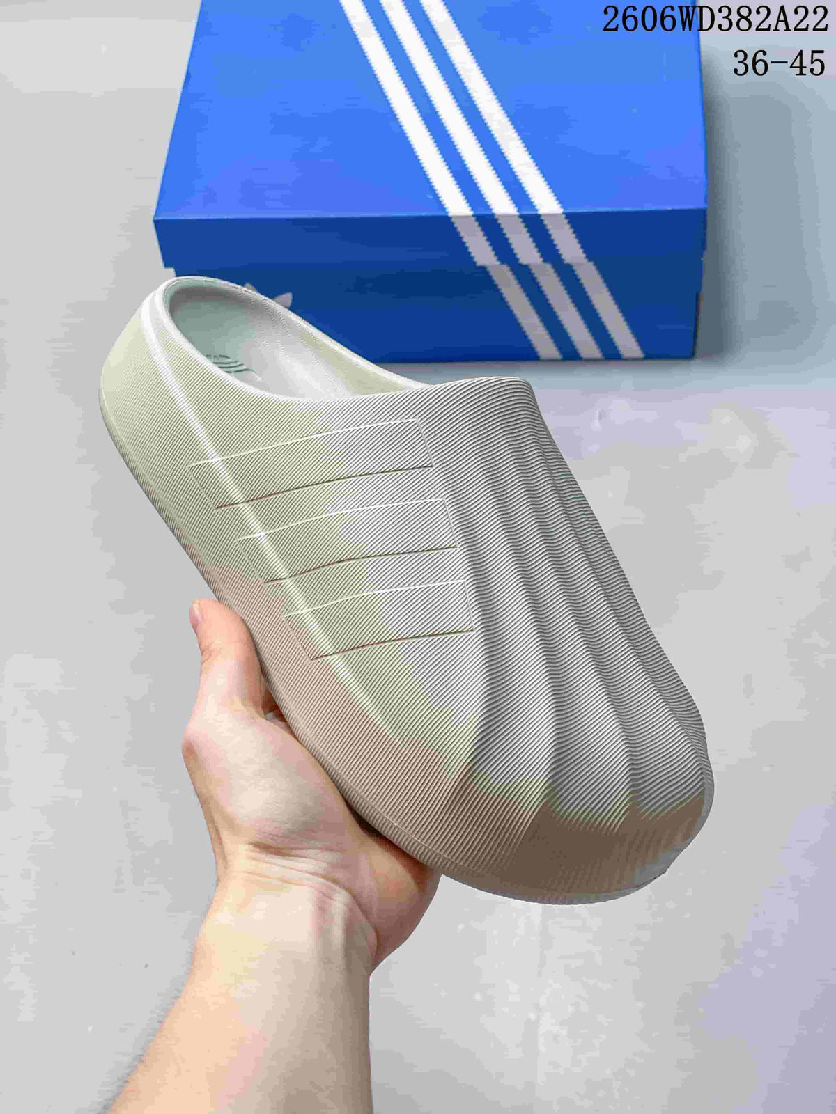 Adidas Originals Adifom Superstar Clogs in Light Gray