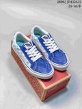 Vans Anaheim Checkerboard Low-Top Sneakers in Blue