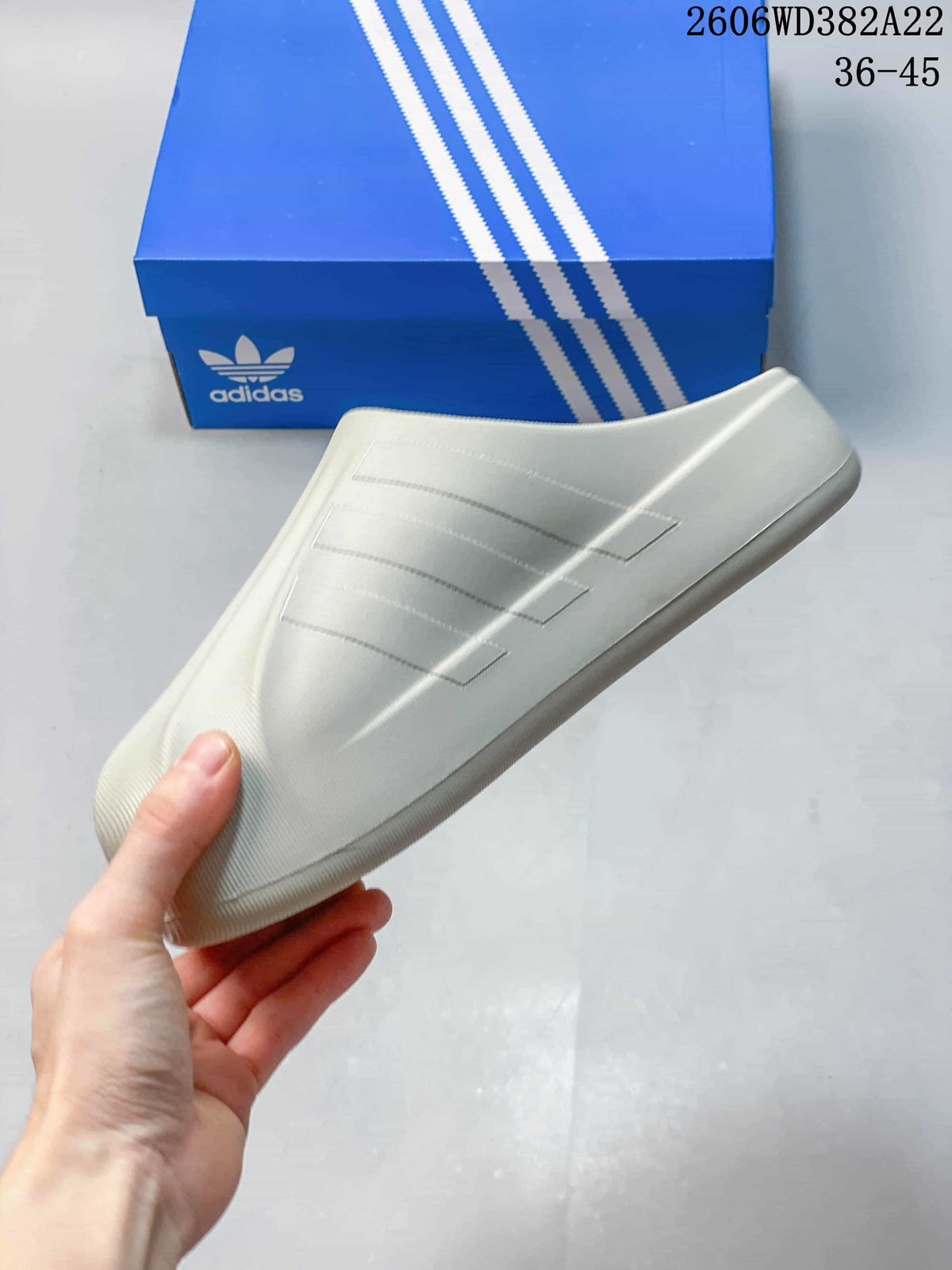 Adidas Originals Adifom Superstar Clogs in Light Gray