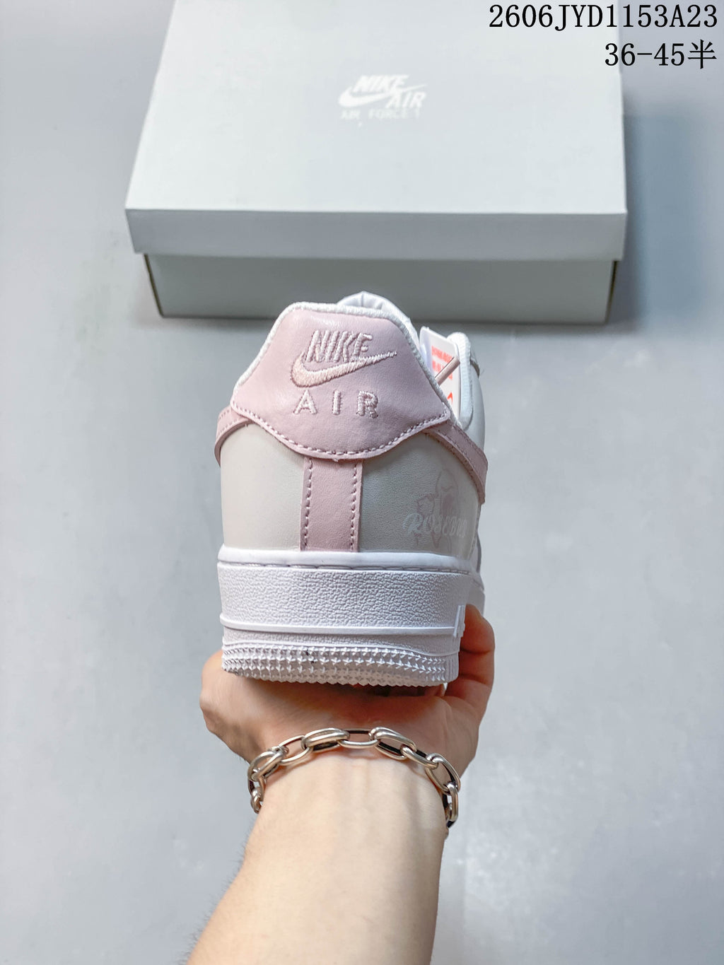 Nike Air Force 1 Low Sneakers White Pink