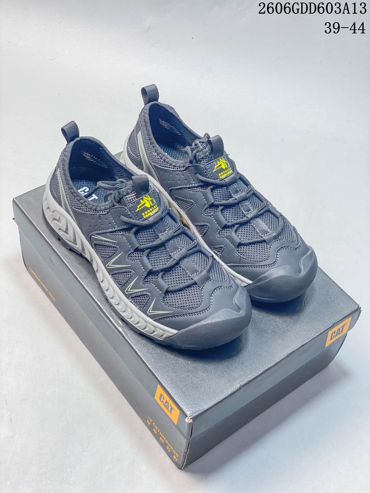 CAT Men's Gray Trail-Style Casual Sneakers 2606GDD603A13