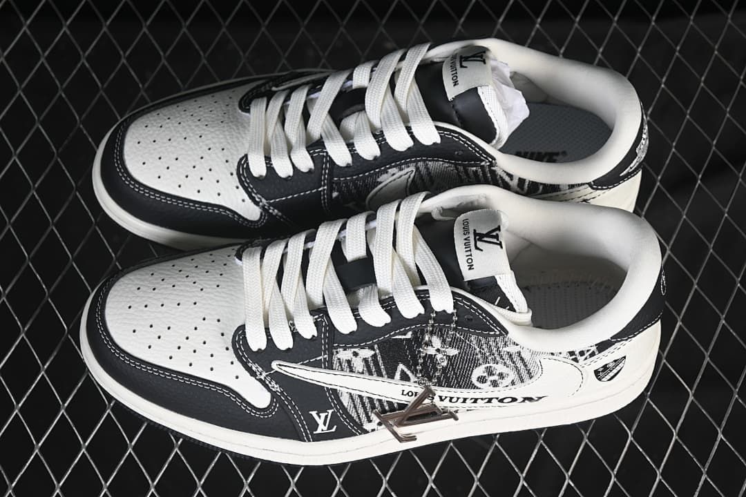 Air Jordan 1 Low OG SP Black and White Sneakers
