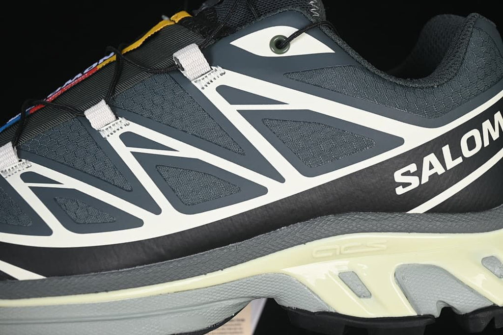 Salomon XT-6 GTX Outdoor Sneakers, Urban Chic/Black/Lime Cream
