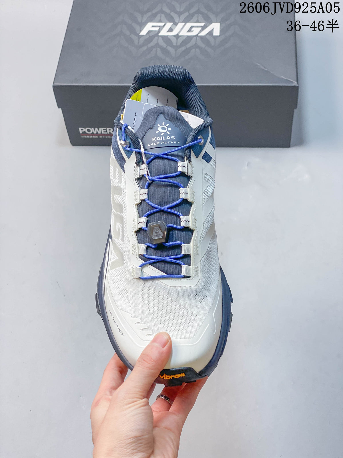 Kailas FUGA EX3 BOA Hiking Shoes White Blue 06JVD925A05