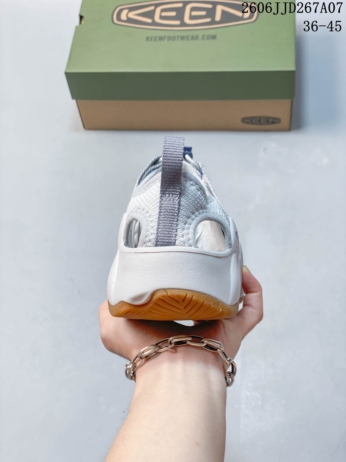 Keen Astoria West Water Sandals, White and Gray