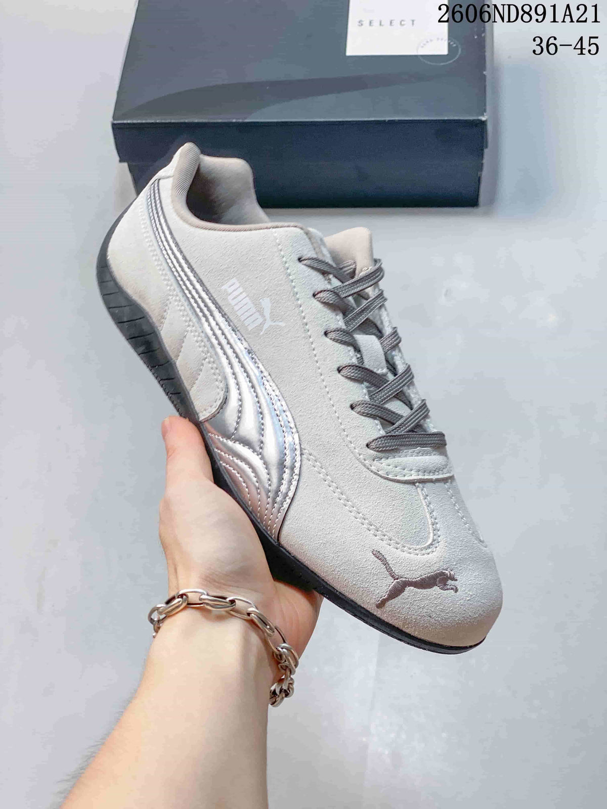 Puma Speedcat OG Sneakers Pink and Silver 404385-01