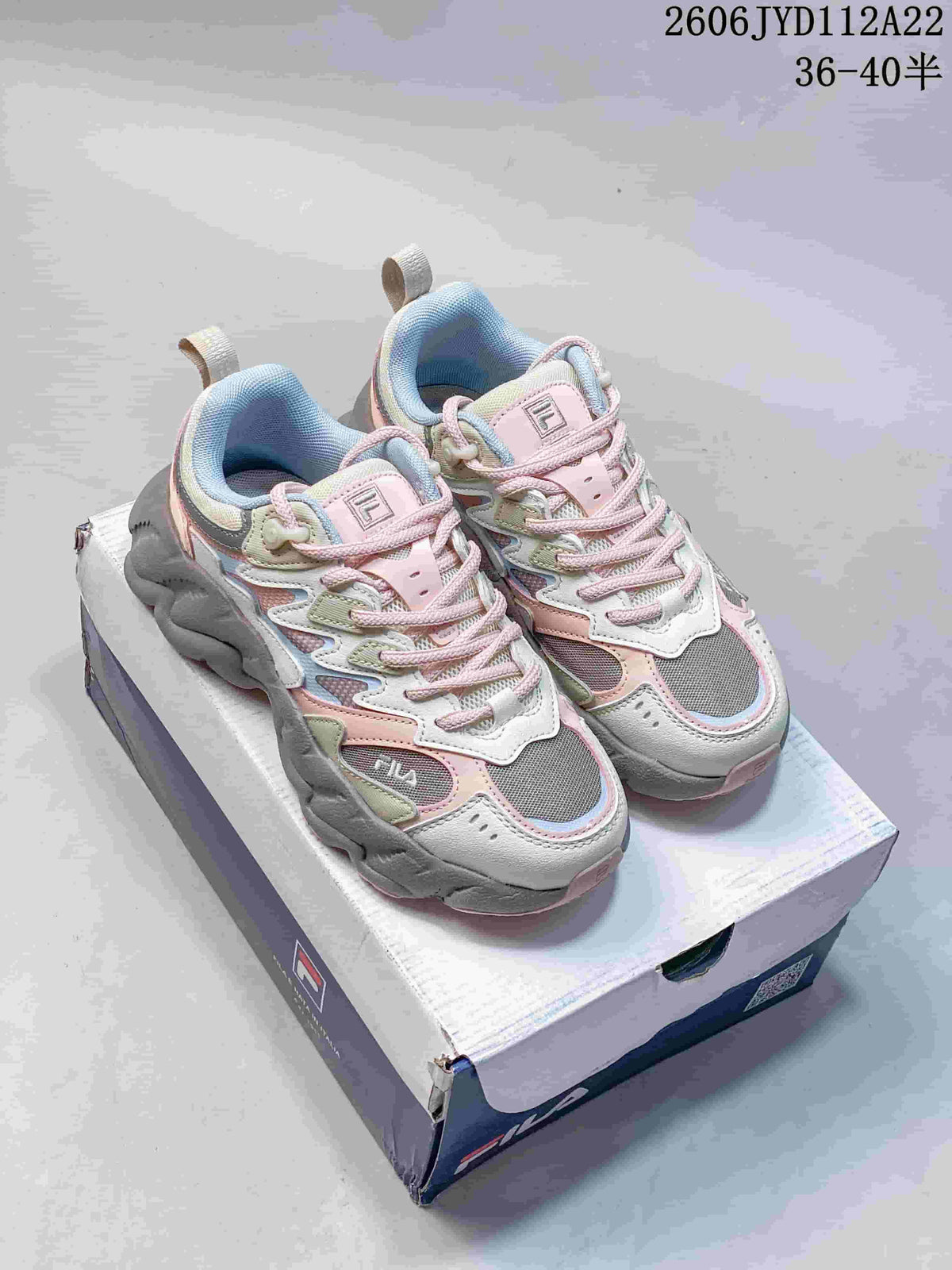 FILA FUSION Arceus Chunky Sneakers Pink Grey