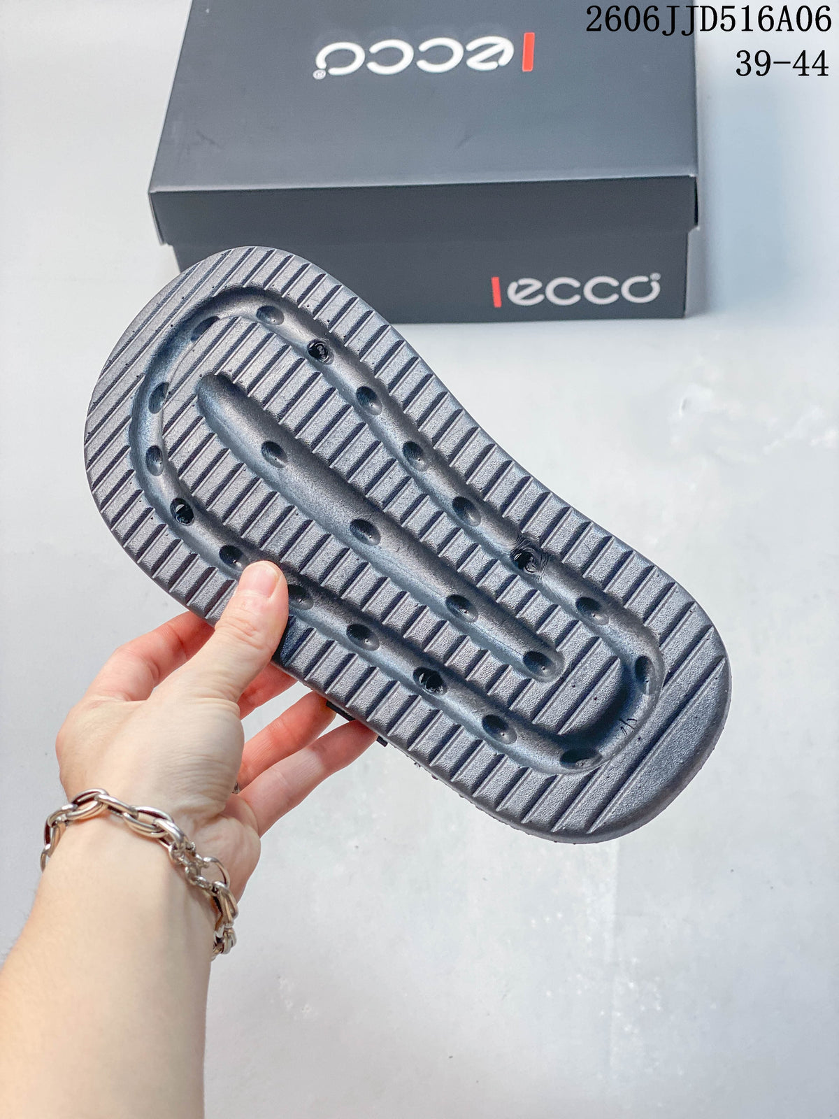 ECCO Men's Gray Adjustable Strap Sandals 06JJD516A06