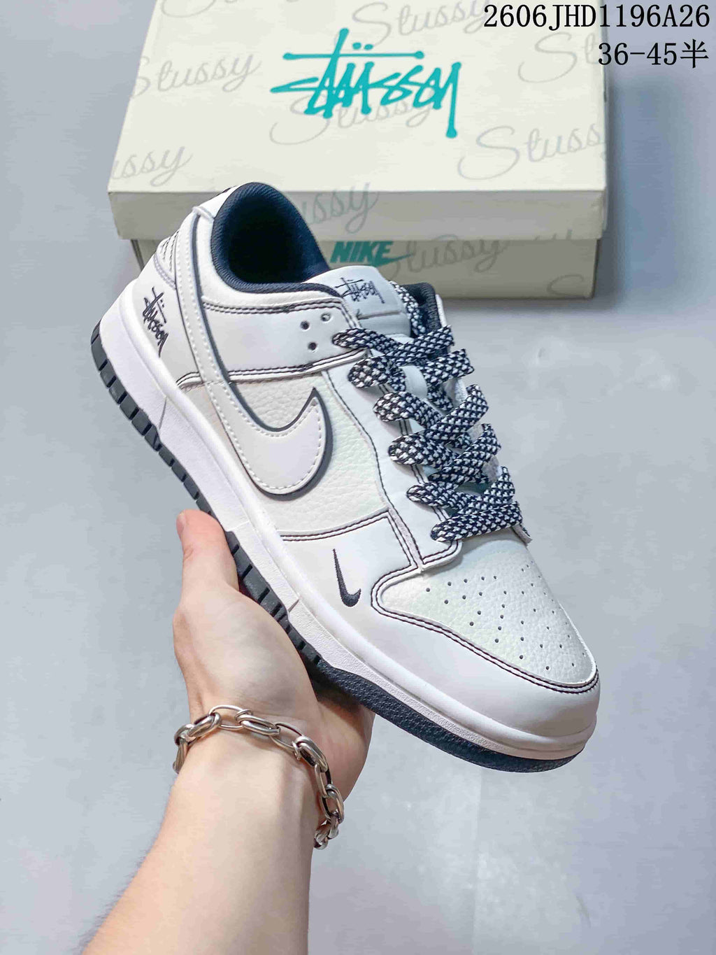 Nike SB Dunk Low LV Print Custom-Style Sneakers CS1688