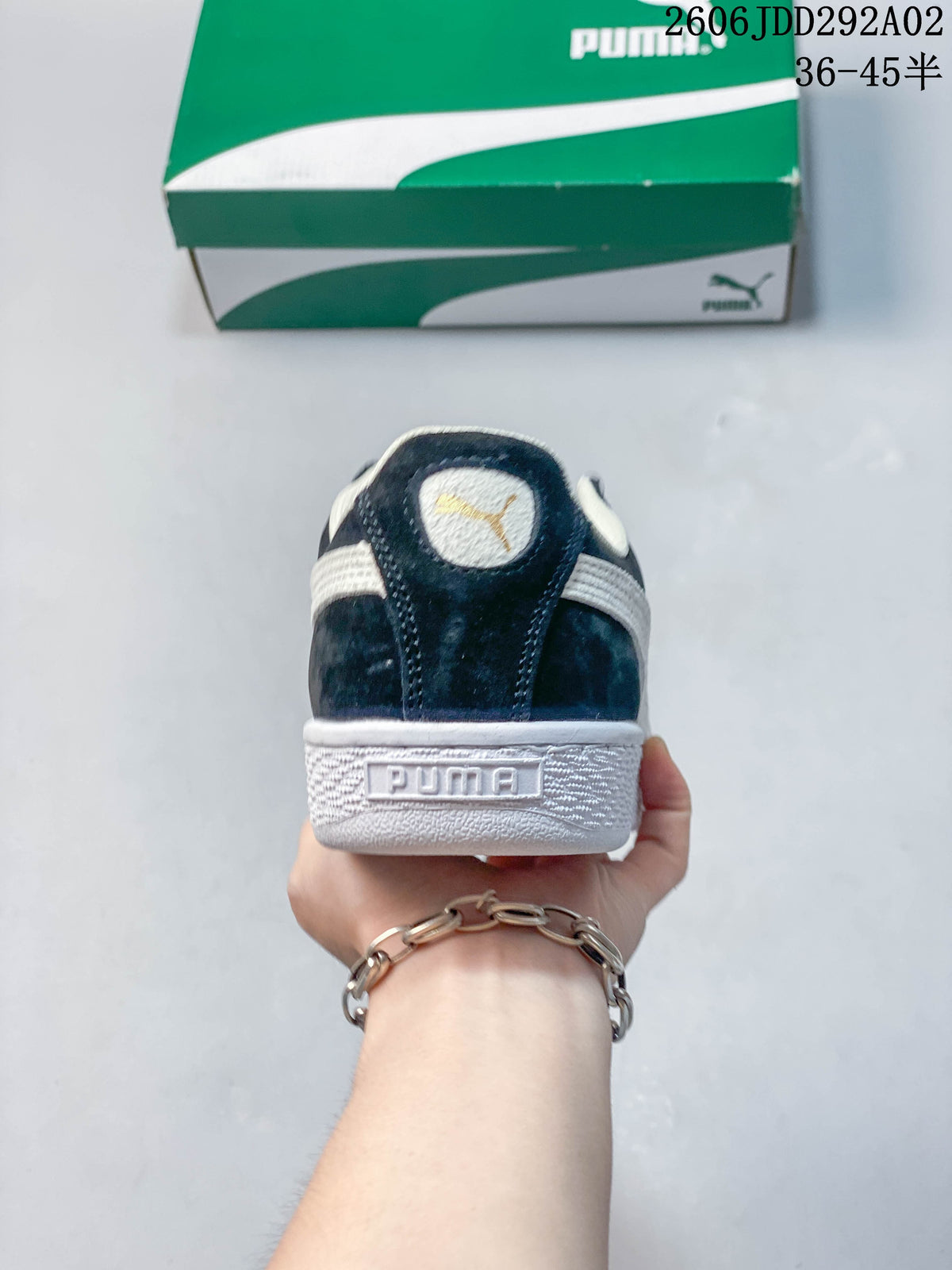 Puma Suede XL Navy Low-Top Sneakers 374978-01