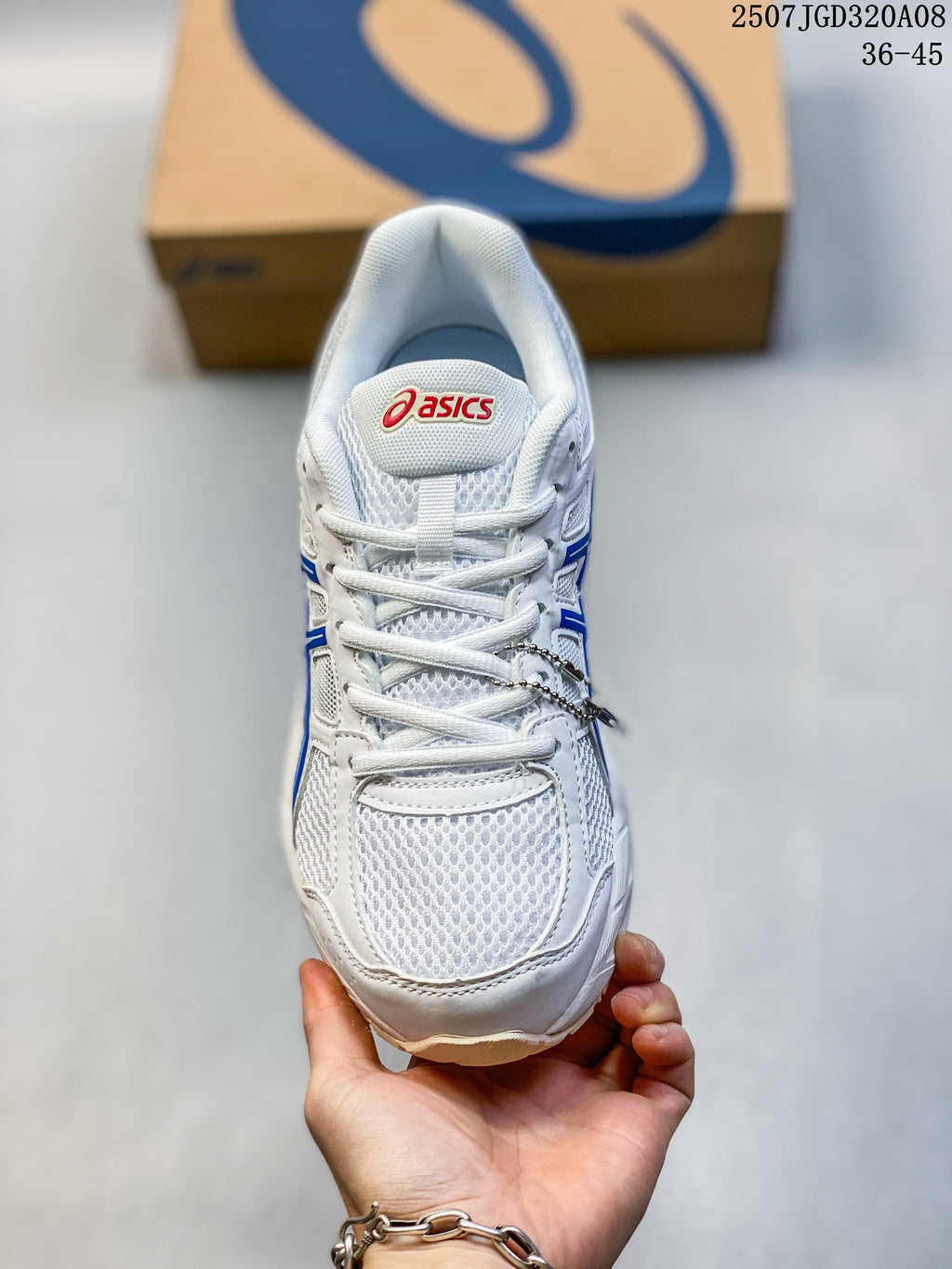ASICS GEL-Contend 4 Running Shoes White Blue T8D4Q-030