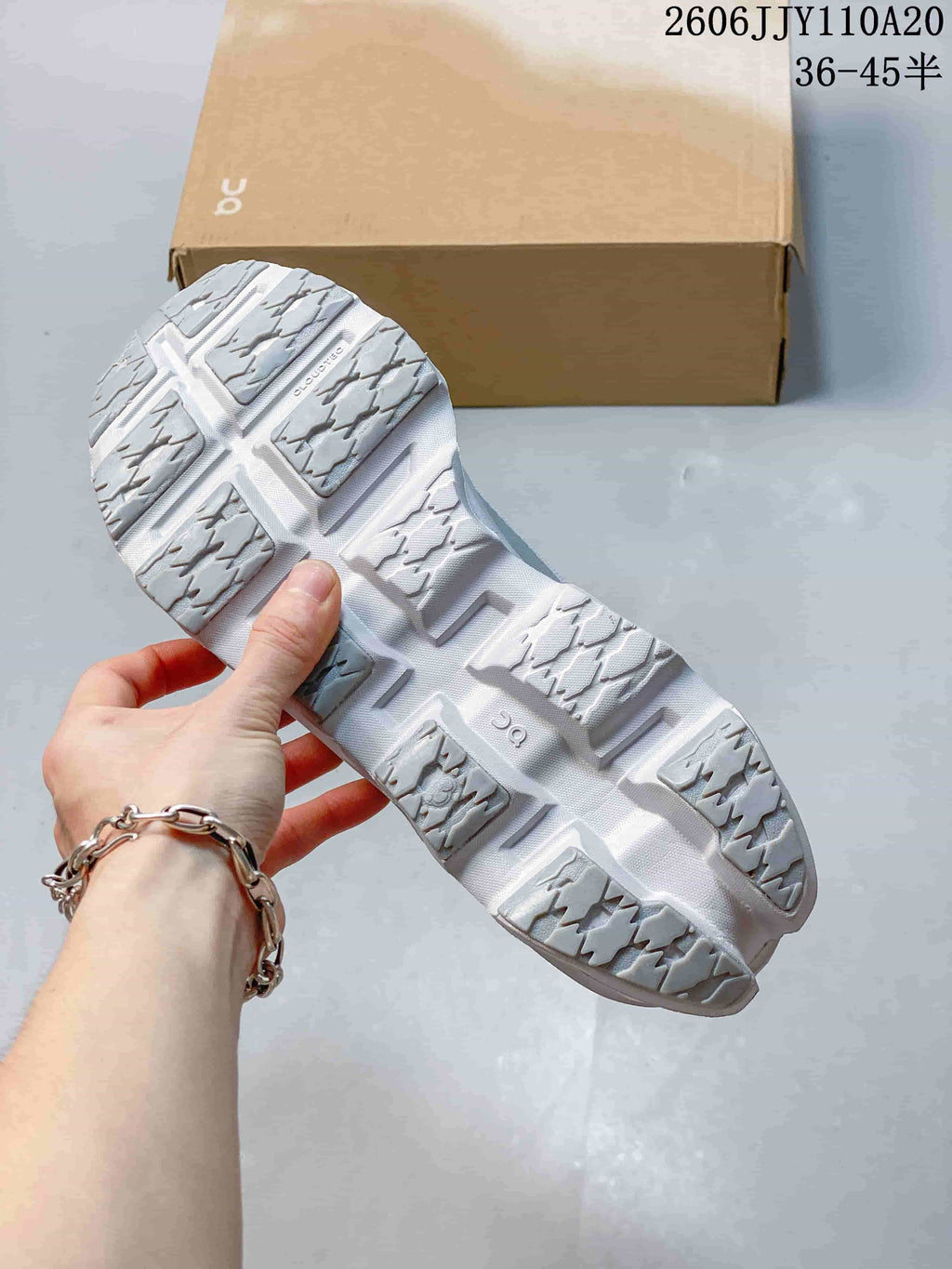 On Cloudmonster 3 White Low-Top Running Shoes