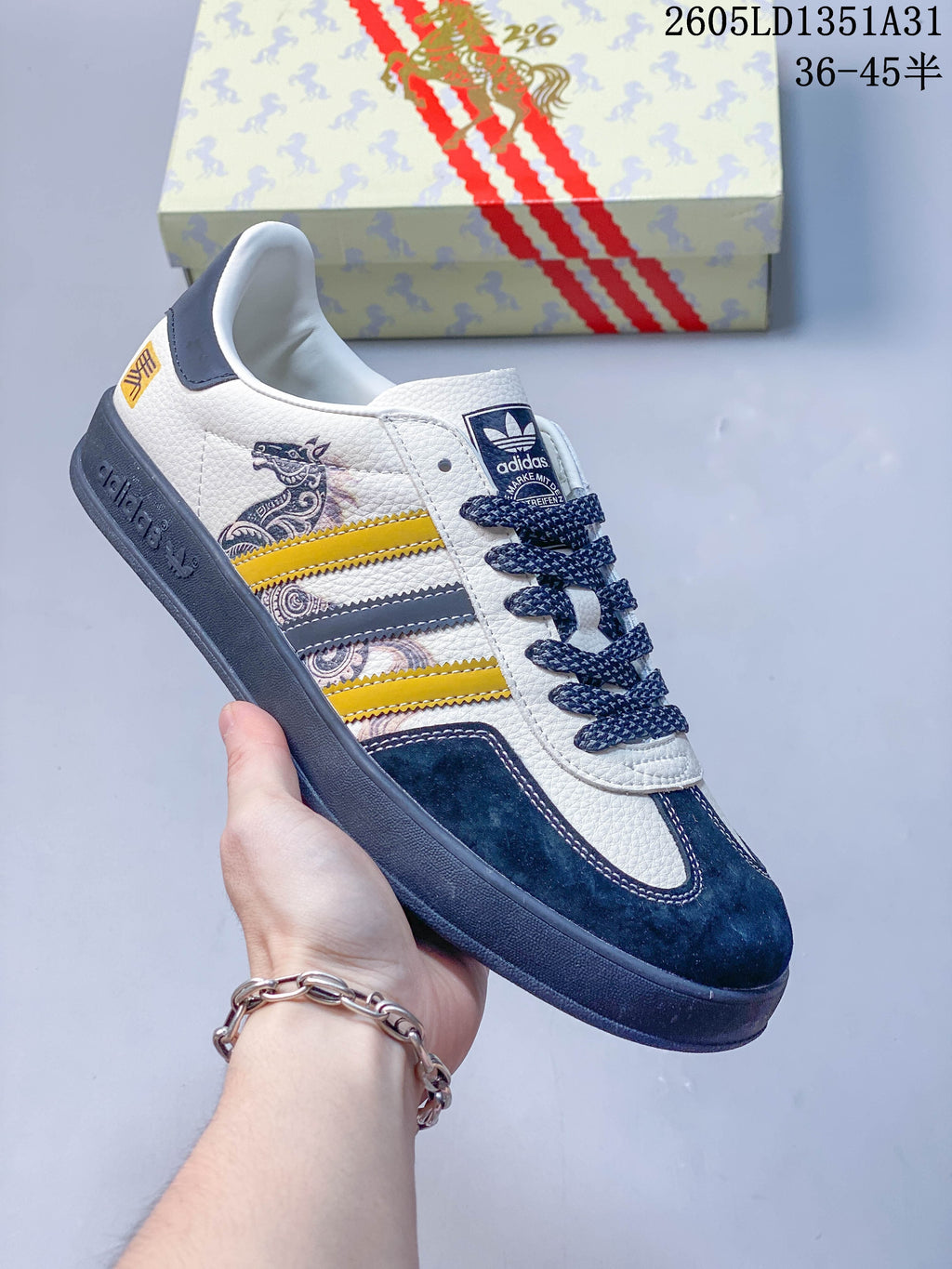 Adidas Low-Top Sneakers with Year of the Horse Details