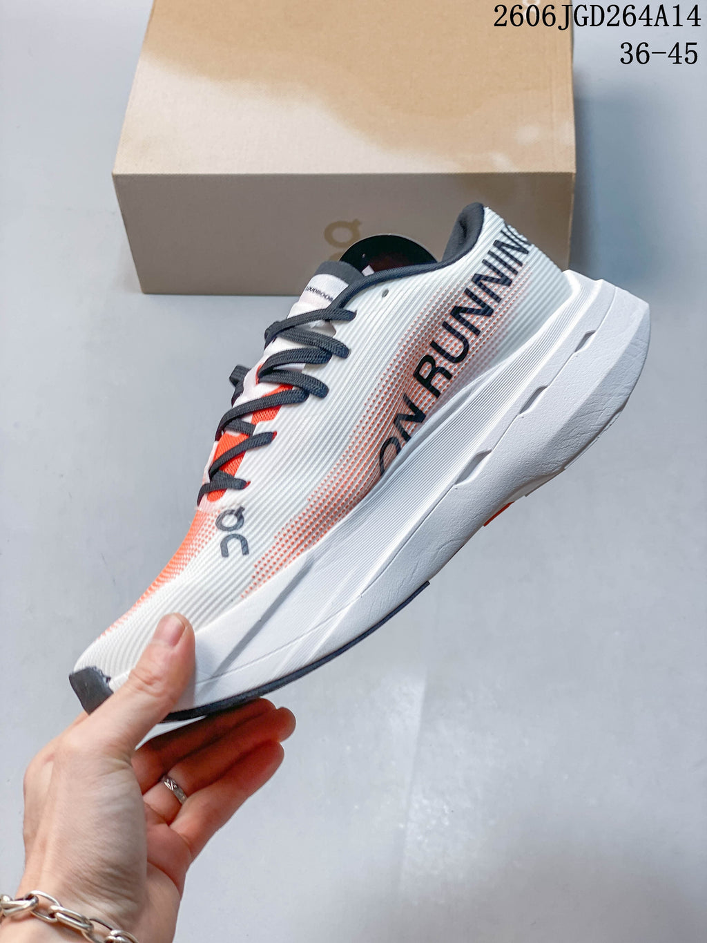 On Cloudboom Volt Running Shoes, Ivory White