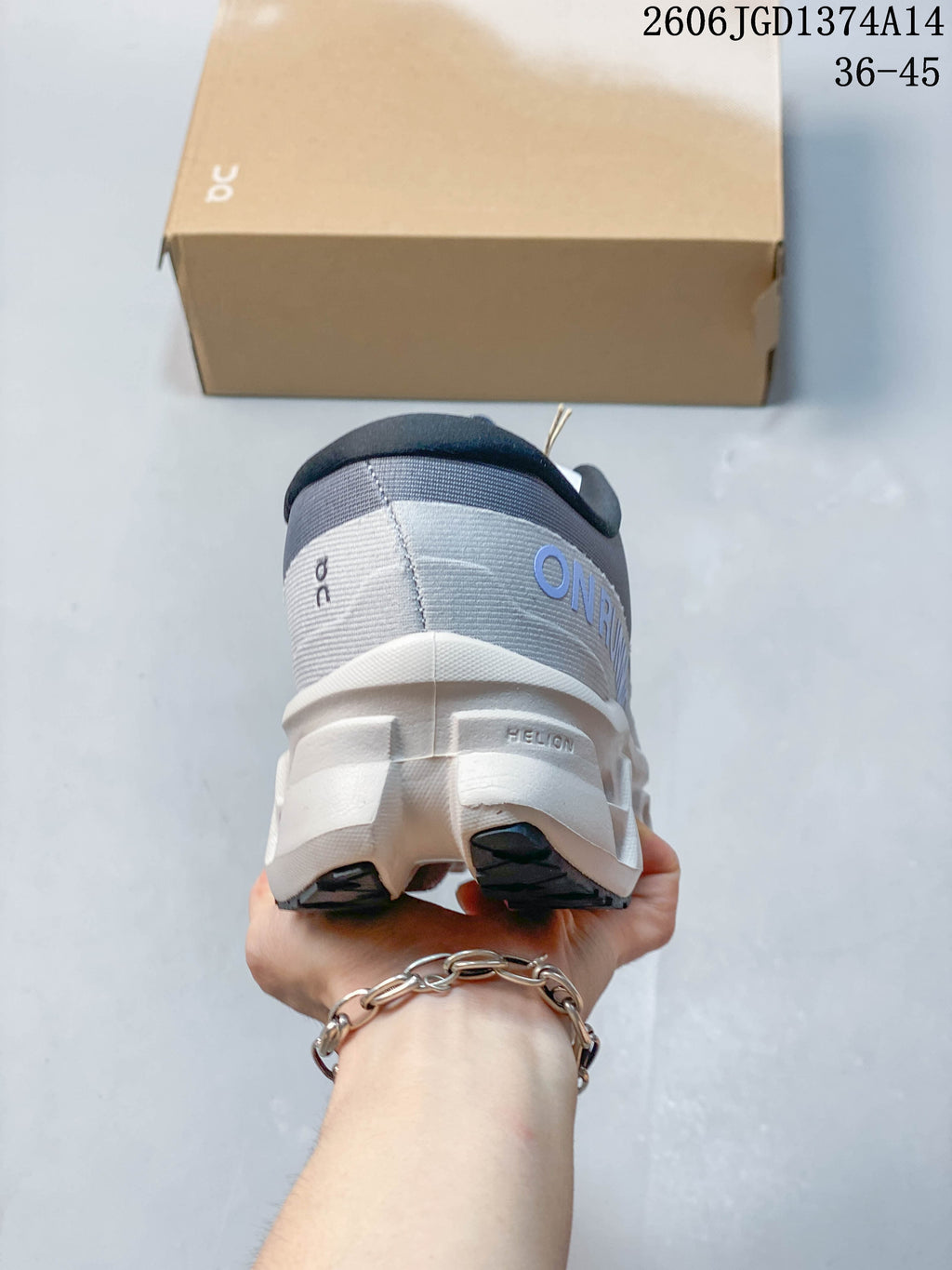 On Cloudmonster 3 Grey Running Shoes
