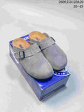 Birkenstock Boston Suede Clog in Gray