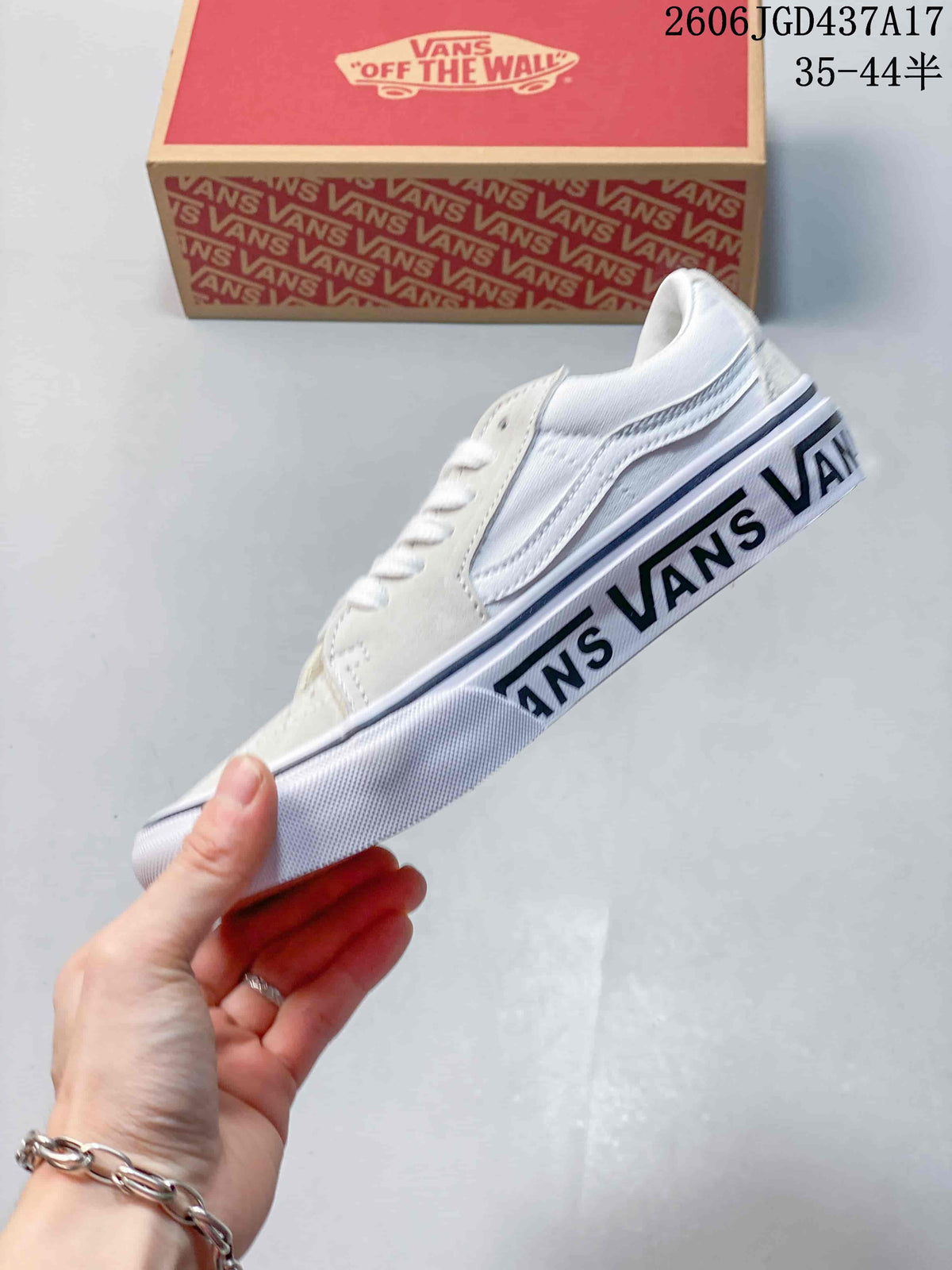 Vans SK8-Low White Suede Low-Top Sneakers VN0A4UUK6BT