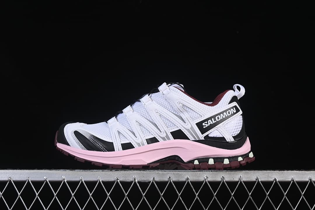 Salomon XA Pro 3D Trail Running Shoes White Black Pink