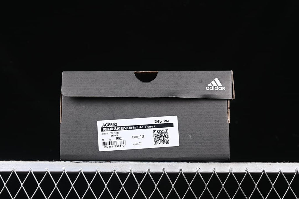Adidas AC8592 Black and Red Mesh Lifestyle Sneakers