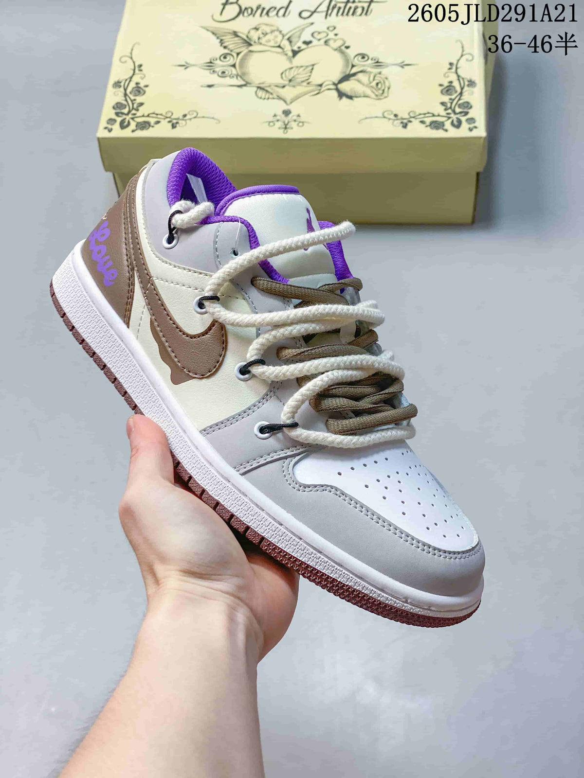 Jordan Air Jordan 1 Low Custom Graphic Sneakers