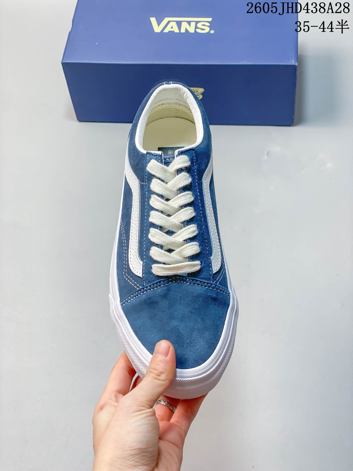 Vans Old Skool Blue Suede Low-Top Sneakers VN000CQDCHZ
