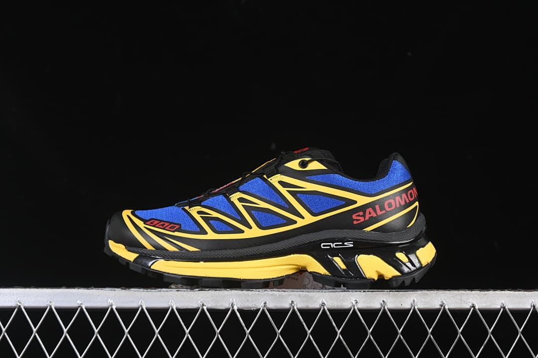 Salomon XT-6 JJJJound Sneakers Blue Yellow Black