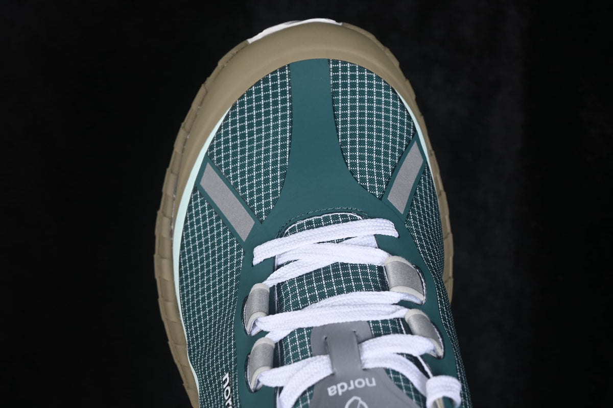 norda 001 Trail Sneakers Green Gray Tan FYD4