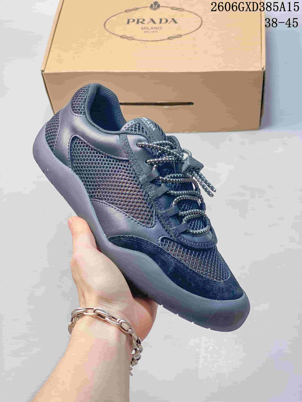 Prada 2606GXD385A15 Mesh Panel Sneakers